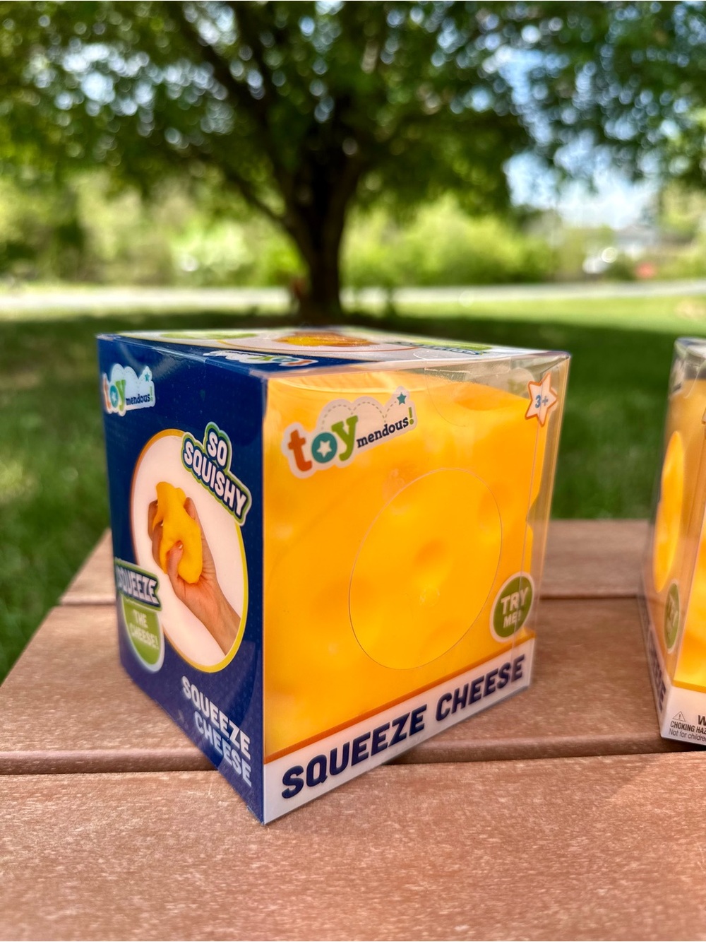 Sunny Days Toymendous Jumbo Squeeze Cheese Squish- viral squishy. Ships FAST!
